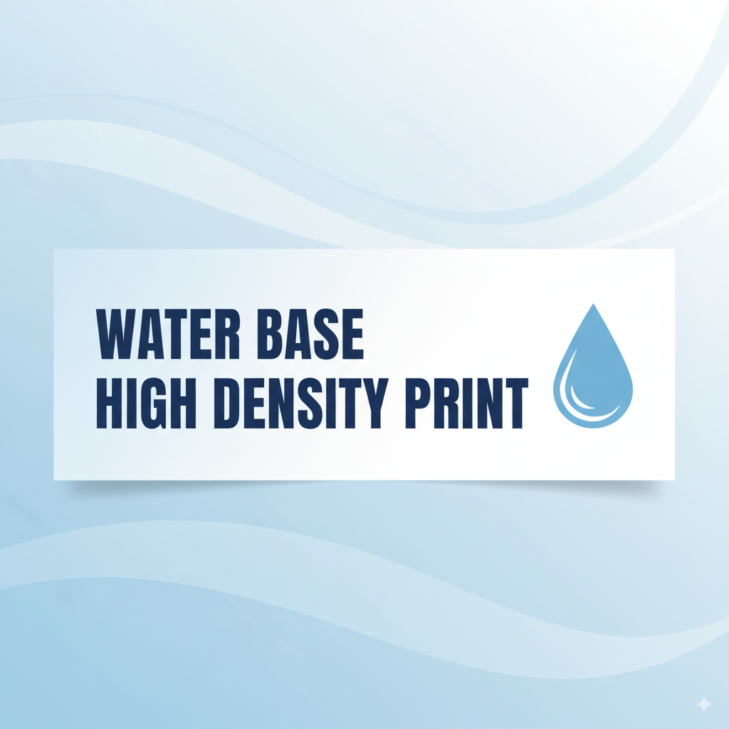 WATER BASE HIGH DENSITY PRINT